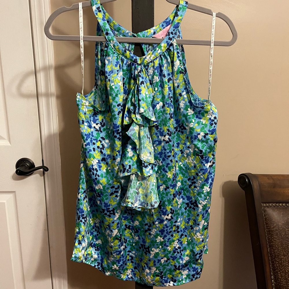 💙☘️Lilly Pulitzer Silk Top - Size 14☘️💙